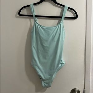 JCREW aqua blue 1 piece bathing suit